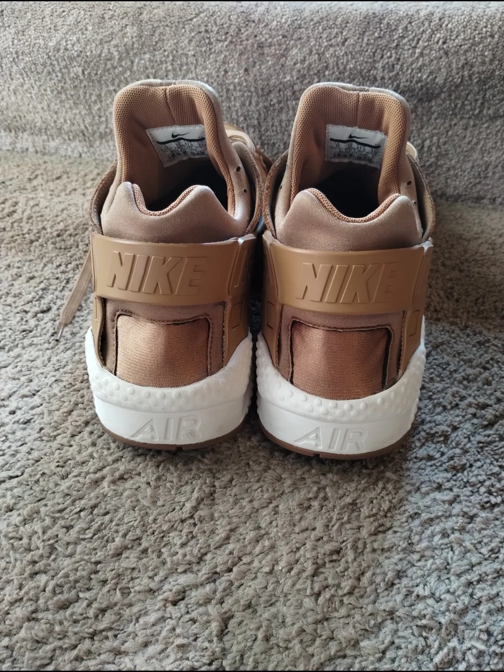 Nike Air Men's Tan  Sneakers - Branded Casual Runner Sz 13